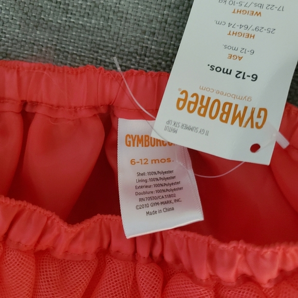 Gymboree Tulle tutu skirt Coral - Picture 3 of 4